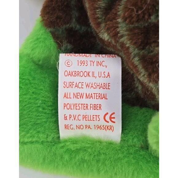 Ty Beanie Baby "Speedy" Errors 1993 Tush Tag 1994 Swing Tag PVC Pellets BB29 - Picture 4 of 4